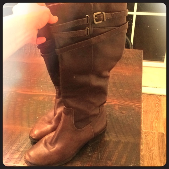 Antonio Melani leather riding boots - Picture 1 of 3